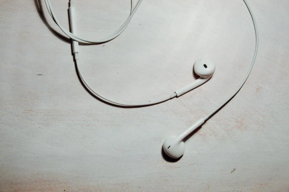 Wireless earbuds with their charging case